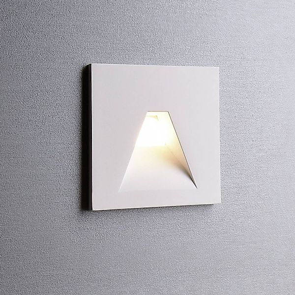 LED-Wandeinbaulampe SET Alwaid, weiß 8 x 8 cm Winkel 2.700 K günstig online kaufen