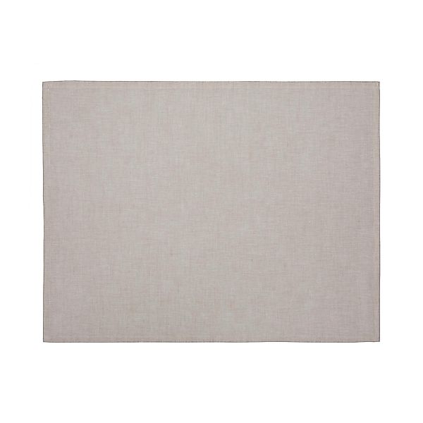 Urbanara Tischdecke Tischdecke Tolosa 140x200 cm Hellgrau I 50% Leinen & 50 günstig online kaufen