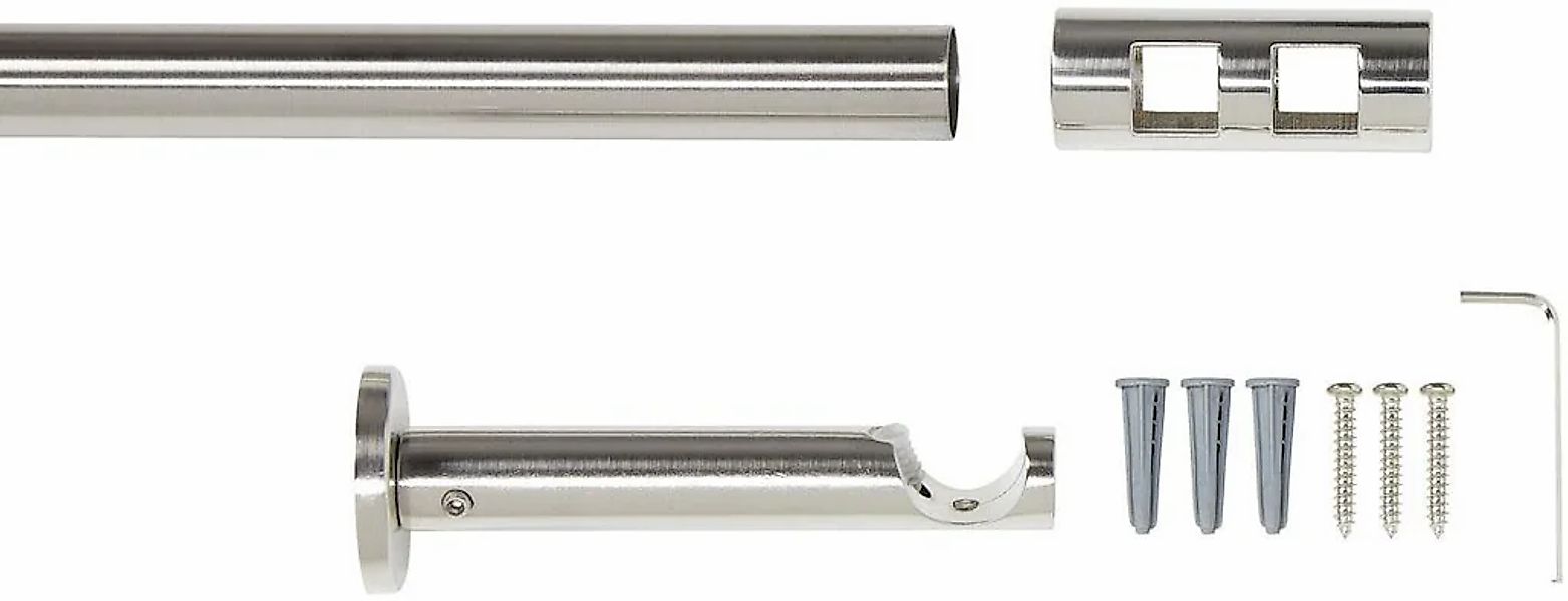 Good Life Vorhangstange "Cartucho" Ø 20 mm 1 läufig-läufig Fixmaß günstig online kaufen
