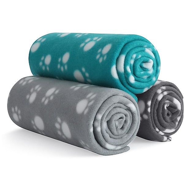 Wohndecke eco-line Tierdecken 3er Set Fleece ca. 70x100, wometo, OEKO-TEX®, günstig online kaufen