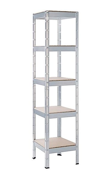 SCHULTE Regalwelt Schwerlastregal mit 5 Holzböden, 180x40x40 cm (HxBxT), Tr günstig online kaufen