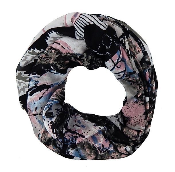 Ella Jonte Loop, weicher breiter Rundschal mit wunderschönem Print Baumwoll günstig online kaufen