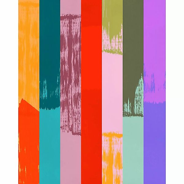 Komar Vliestapete Fehlfarben 200 cm x 250 cm Bunt günstig online kaufen