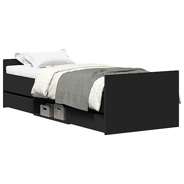 vidaXL Bett Bettgestell mit Kopf- und günstig online kaufen