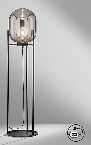 FISCHER & HONSEL Stehlampe »Regi«, 1 flammig, Leuchtmittel E27   ohne Leuch günstig online kaufen
