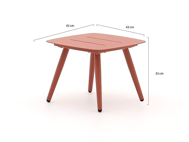 Bellagio Cino Loungetisch 42x42x32 cm günstig online kaufen