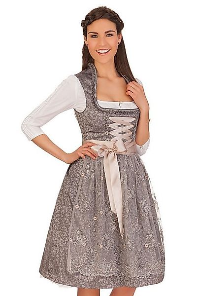 MarJo Dirndl Midi Dirndl 2tlg. - PERLA - anthrazit günstig online kaufen