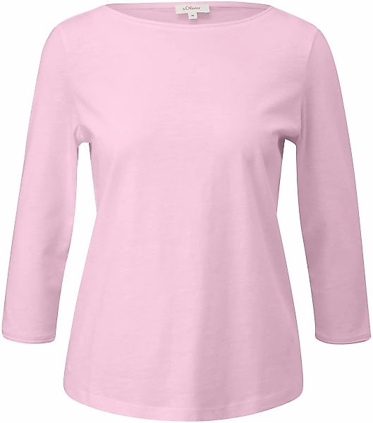 s.Oliver Langarmshirt aus Flammgarn günstig online kaufen