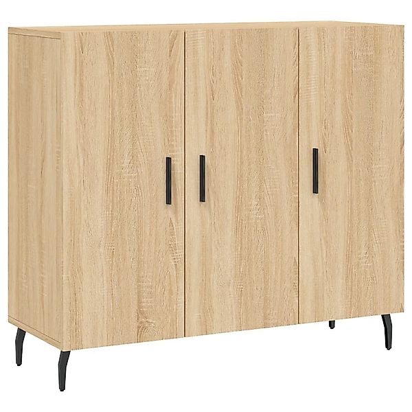 vidaXL Sideboard Sideboard Sonoma-Eiche 90x34x80 cm günstig online kaufen