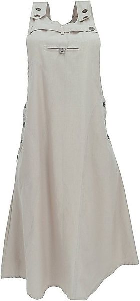 Guru-Shop Minirock Latzrock, Trägerkleid, Hippierock - leinenfarben alterna günstig online kaufen