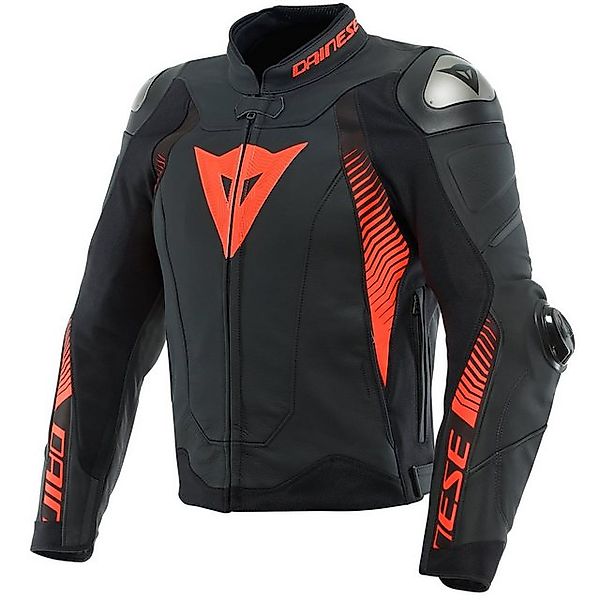 Dainese Motorradjacke Dainese Super Speed 4 Lederjacke schwarz-matt / fluo- günstig online kaufen