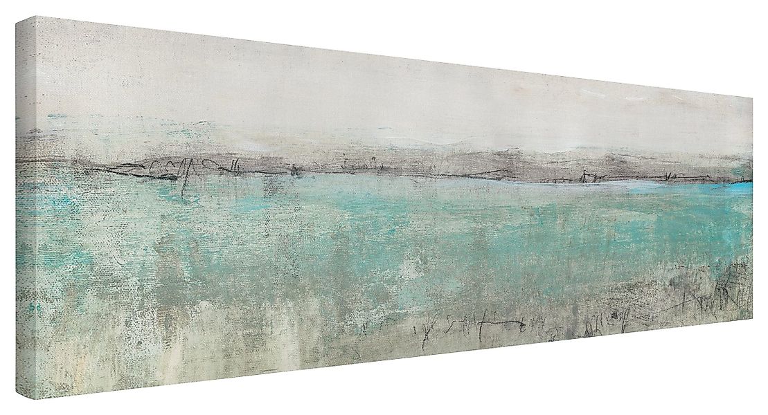 Bilderdepot24 Leinwandbild Abstrakt Modern Strand Horizont günstig online kaufen