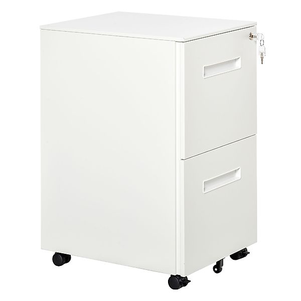 Vinsetto Rollcontainer Aktenschrank mit 2 Schubladen günstig online kaufen