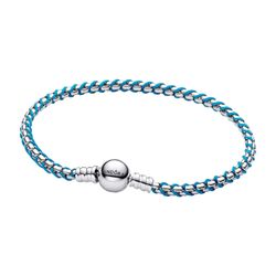 Pandora Silberarmband Damen-SilberVeneziakette Türkis günstig online kaufen