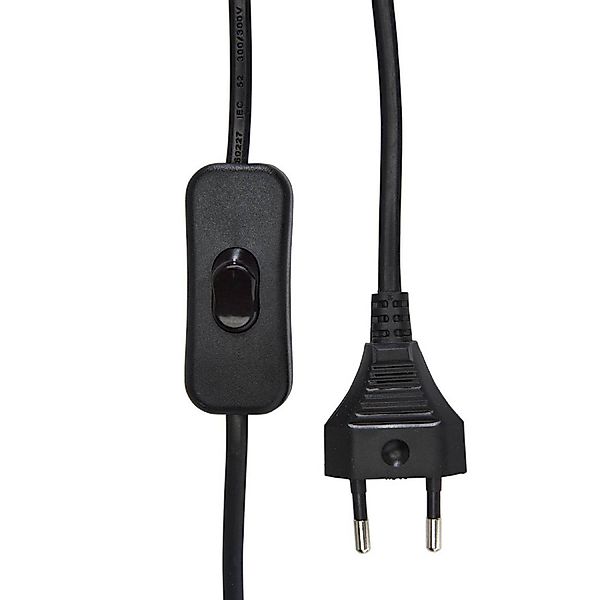 PR Home Tischlampe Solo, schwarz/weiß, Höhe 55 cm, Stoff günstig online kaufen