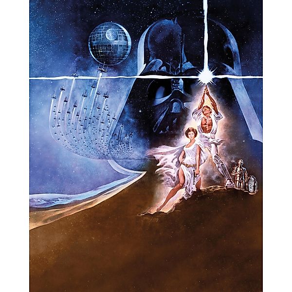Komar Fototapete Vlies Star Wars Poster Classic2  200 x 250 cm günstig online kaufen