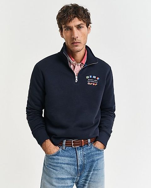 Gant Sweatshirt GRAPHIC HALF ZIP günstig online kaufen