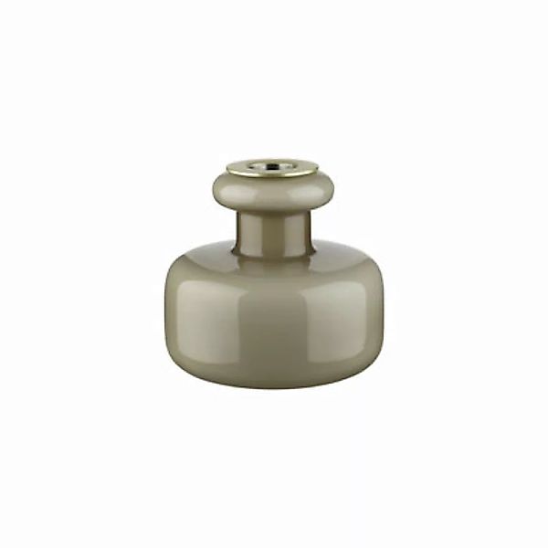 Kerzenleuchter Puteli glas beige / Ø 10,5 x H 9,5 cm - Marimekko - Beige günstig online kaufen