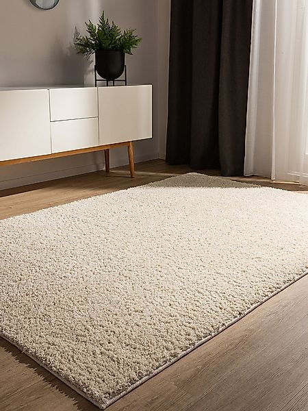benuta Hochflor-Teppich Soho, rechteckig, Höhe: 31 mm, Teppich Wohnzimmer, günstig online kaufen