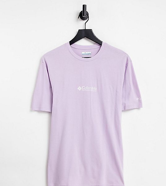 Columbia – CSC – T-Shirt in Flieder mit Logo, exklusiv bei ASOS-Rosa günstig online kaufen