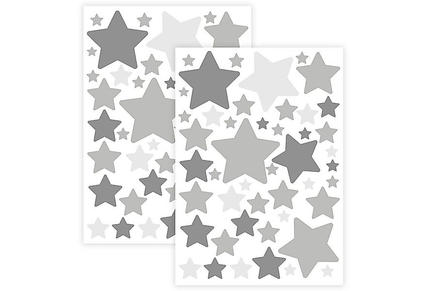 WANDKIND Wandtattoo Sternen Set 94 Stück V281 günstig online kaufen