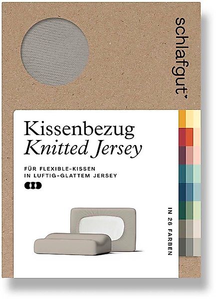 Schlafgut Kissenbezug »Pure flexibler Kissenbezug für Nackenstützkissen«, ( günstig online kaufen