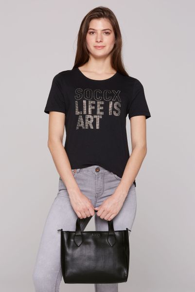 SOCCX Henkeltasche mit vielen Innenfächern günstig online kaufen