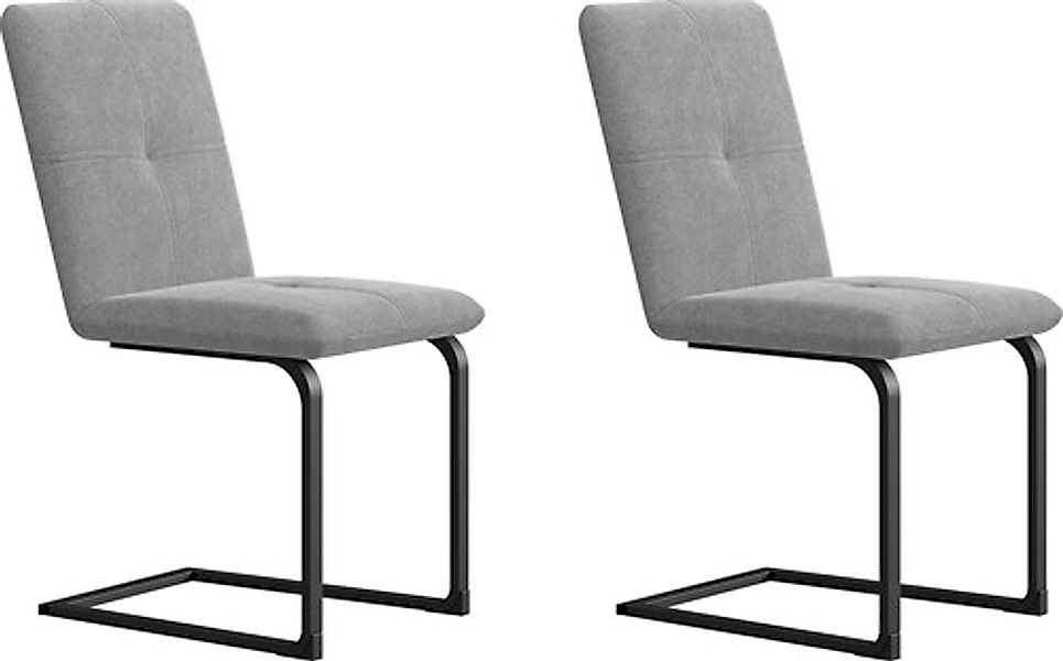 Home affaire Freischwinger »Vita«, (Set), 2 St., Microfaser, mit verschiede günstig online kaufen
