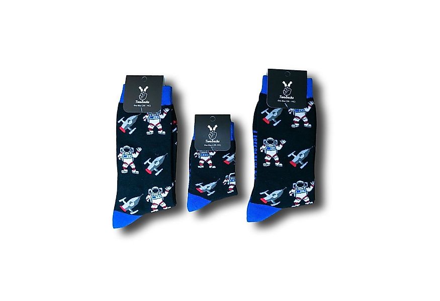 TwoSocks Freizeitsocken Lustige Socken Partnerlook 3x Socken, Familien Set, günstig online kaufen