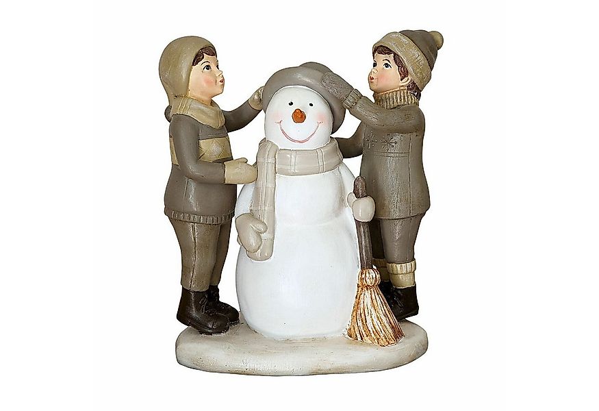 Mirabeau Weihnachtsfigur Deko-Figur Elvirette weiß/grau (kein Set, kein Set günstig online kaufen