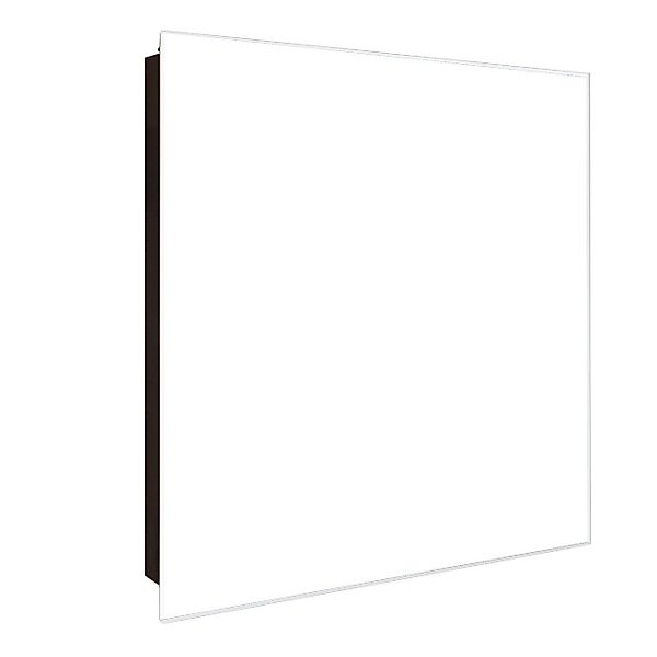 banjado Schlüsselkasten Glas weiß (Stahl Gehäuse, günstig online kaufen