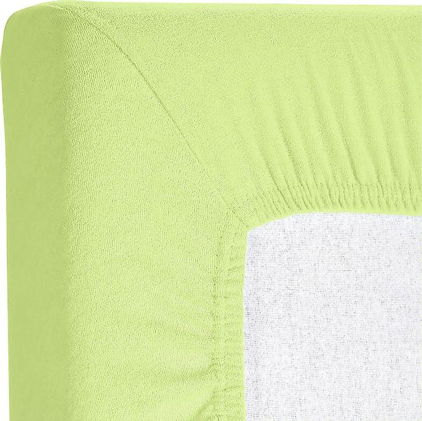 KUM Spannbettlaken Frottee Spannbetttuch, Frottee, Gummizug: rundum, (2 Stü günstig online kaufen