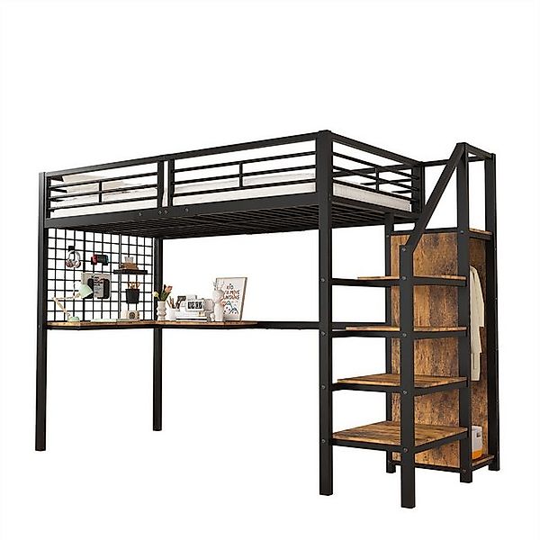autolock Etagenbett Etagenbett, Hochbett, mit Tisch und Kleiderschrank günstig online kaufen
