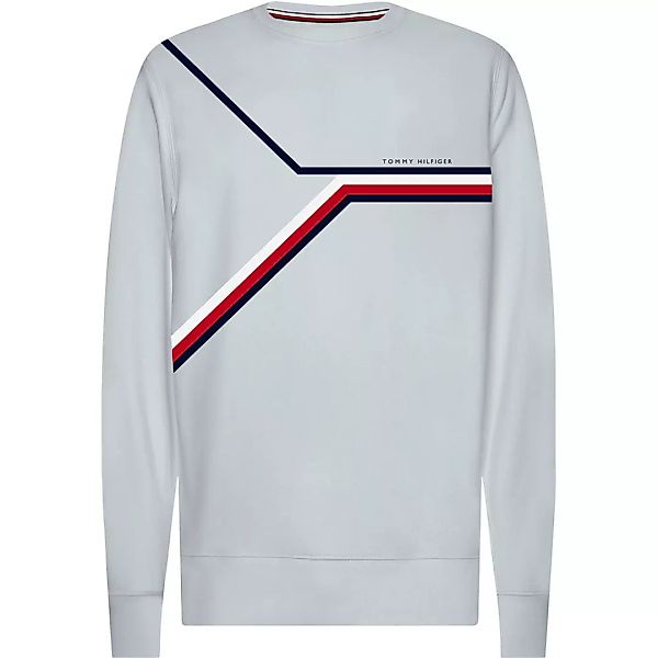 Tommy Hilfiger Split Corp Stripe Sweatshirt L Light Grey Heather günstig online kaufen