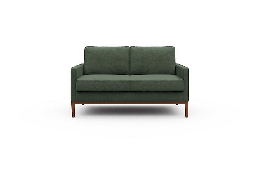 moebelfaktor Sofa Bodo 2-Sitzer, Retro-Design, elegante Linien, stabile Hol günstig online kaufen