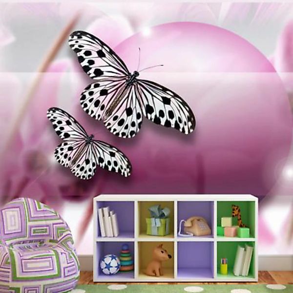 artgeist Fototapete Fly, Butterfly! mehrfarbig Gr. 400 x 270 günstig online kaufen