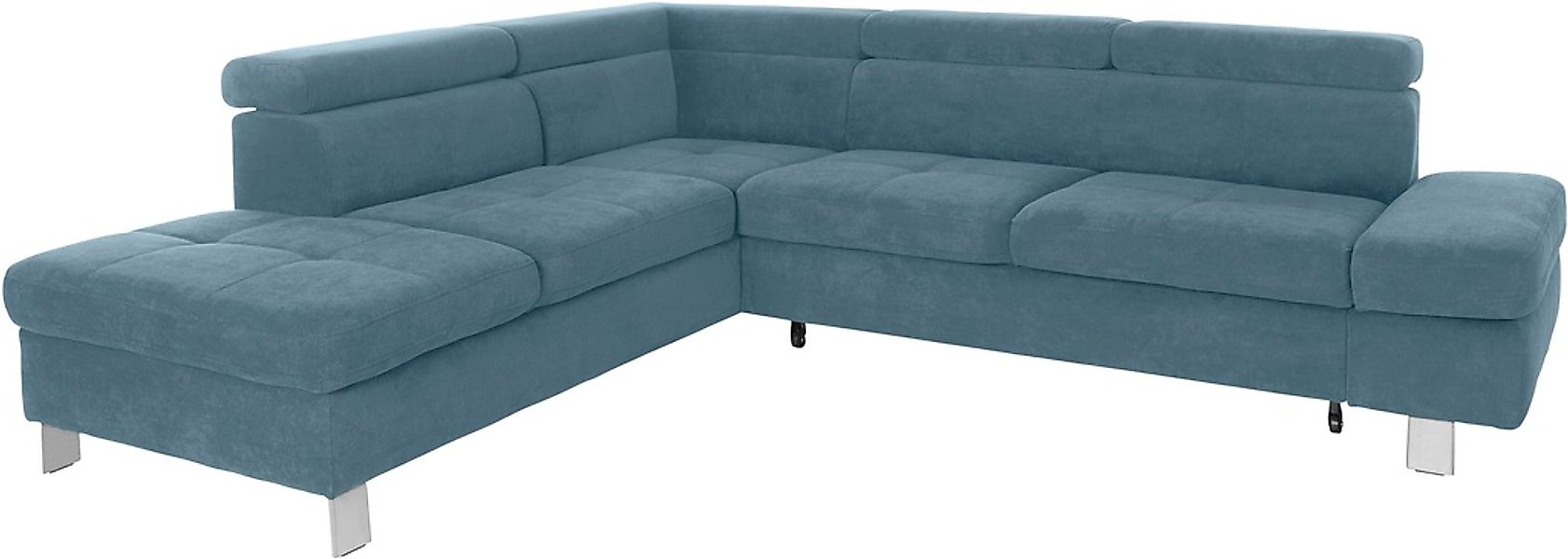 exxpo - sofa fashion Ecksofa »Fiji, L-Form«, mit Kopf- bzw. Rückenverstellu günstig online kaufen