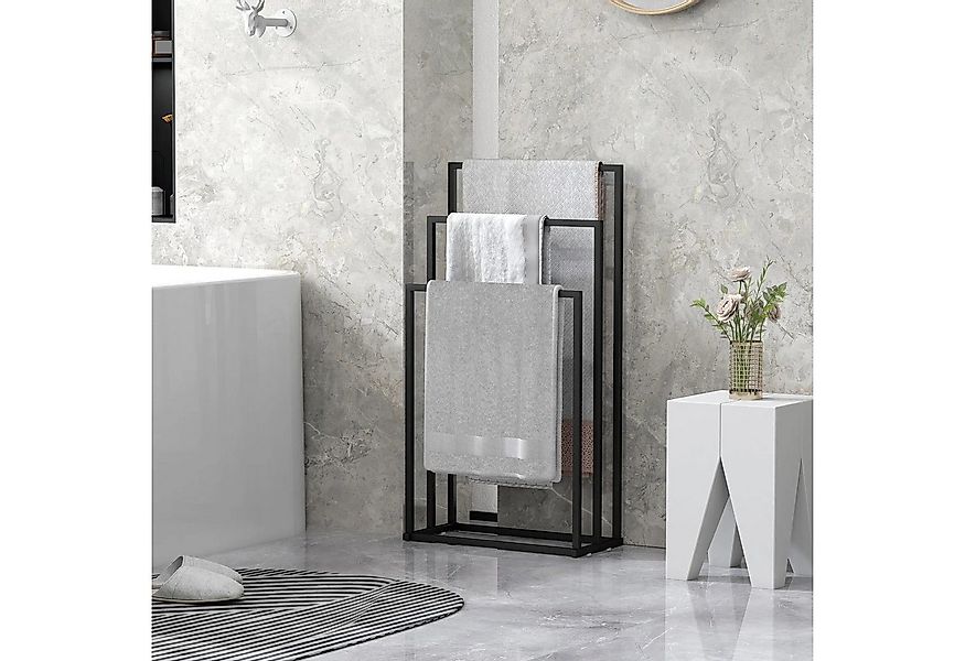 BlingBin Handtuchständer Handtücherhalter für Badezimmer, 3 Ebenen Handtüch günstig online kaufen