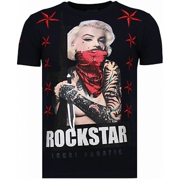 Local Fanatic  T-Shirt Marilyn Rockstar Strass günstig online kaufen