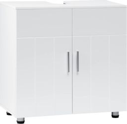 EUGAD Waschbeckenunterschrank (1-St) Landhausstil, MDF, 60x60x30 günstig online kaufen
