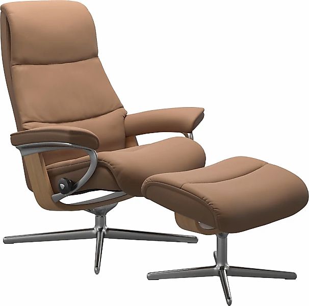 Stressless "View" mit Cross Base, Größe S, M & L, Holzakzent Eiche günstig online kaufen