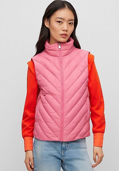BOSS ORANGE Steppweste "Palassy Premium Damenmode", mit hohem Kragen günstig online kaufen