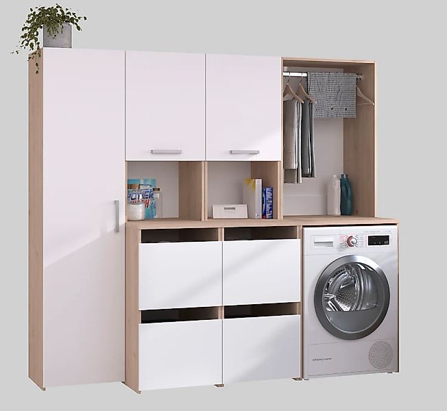 Parisot Mehrzweckschrank-Set "Laundry 2" Set, 3-teilig, 5 Stk. tlg. günstig online kaufen