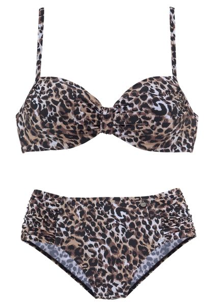 LASCANA Bügel-Bikini in bedruckter Optik günstig online kaufen