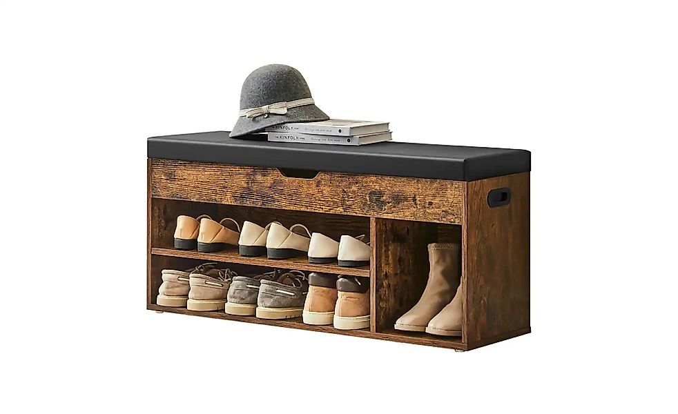 Schuhregal   ¦ braun ¦ Maße (cm): B: 100 H: 44 Regale > Schuhregale - Höffn günstig online kaufen