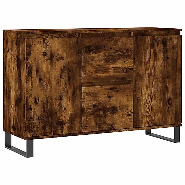 vidaXL Sideboard Räuchereiche 101,5x35x70 cm Holzwerkstoff 827217 günstig online kaufen
