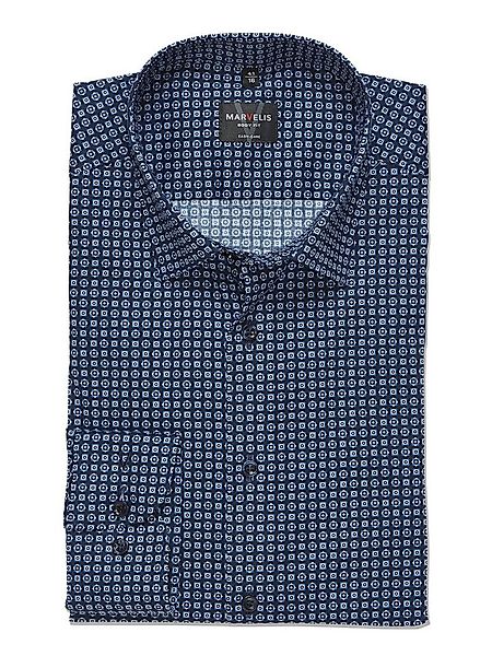 MARVELIS Langarmhemd body fit, Kentkragen, Businesshemd günstig online kaufen