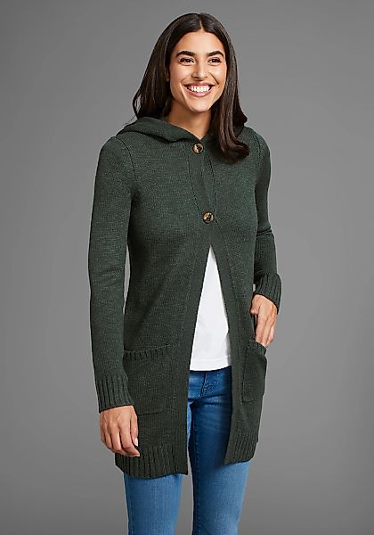 KangaROOS Kapuzenstrickjacke mit aufgesetzten Taschen und günstig online kaufen