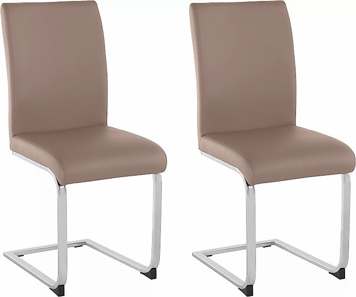 Home affaire Freischwinger "Charissa", (Set), 2 St., Kunstleder, Bezug in v günstig online kaufen
