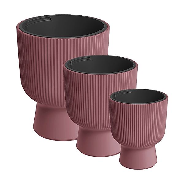 VidaAtHome.de Blumentopf Design-Pflanzgefäße-Set ALVY (3er Set) günstig online kaufen